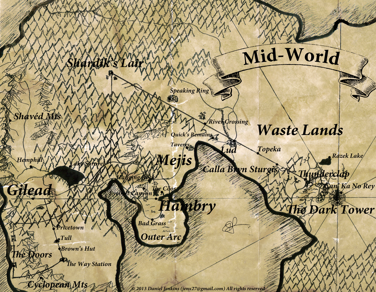 素晴らしい価格 Mid-World Fandom | Wiki Tower Dark The | 地図・旅行ガイド