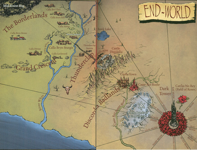 Map Of Mid World Mid-World | The Dark Tower Wiki | Fandom