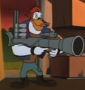 Nega-LP, with his rocket launcher.