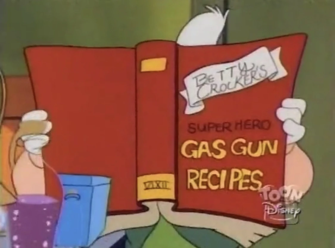 Betty Crockery’s Super Hero Gas Gun Recipes Darkwing Duck Wiki Fandom