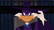 Drake becoming Darkwing Duck for real.