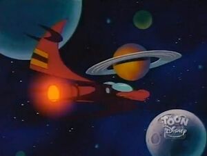 When Aliens Collide - Darkwing's spaceship