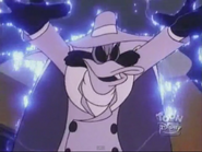 Negaduck being galvanized.