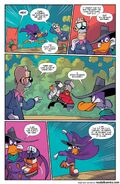 Darkw Duck trying to stop the thief