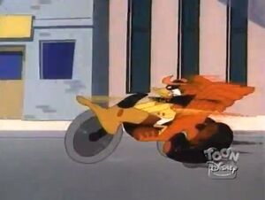 Going Nowhere Fast - Negaduck's copy motorcycle