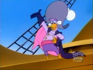 Darkwing Doubloon, Darkwing's swashbuckling ancestor.