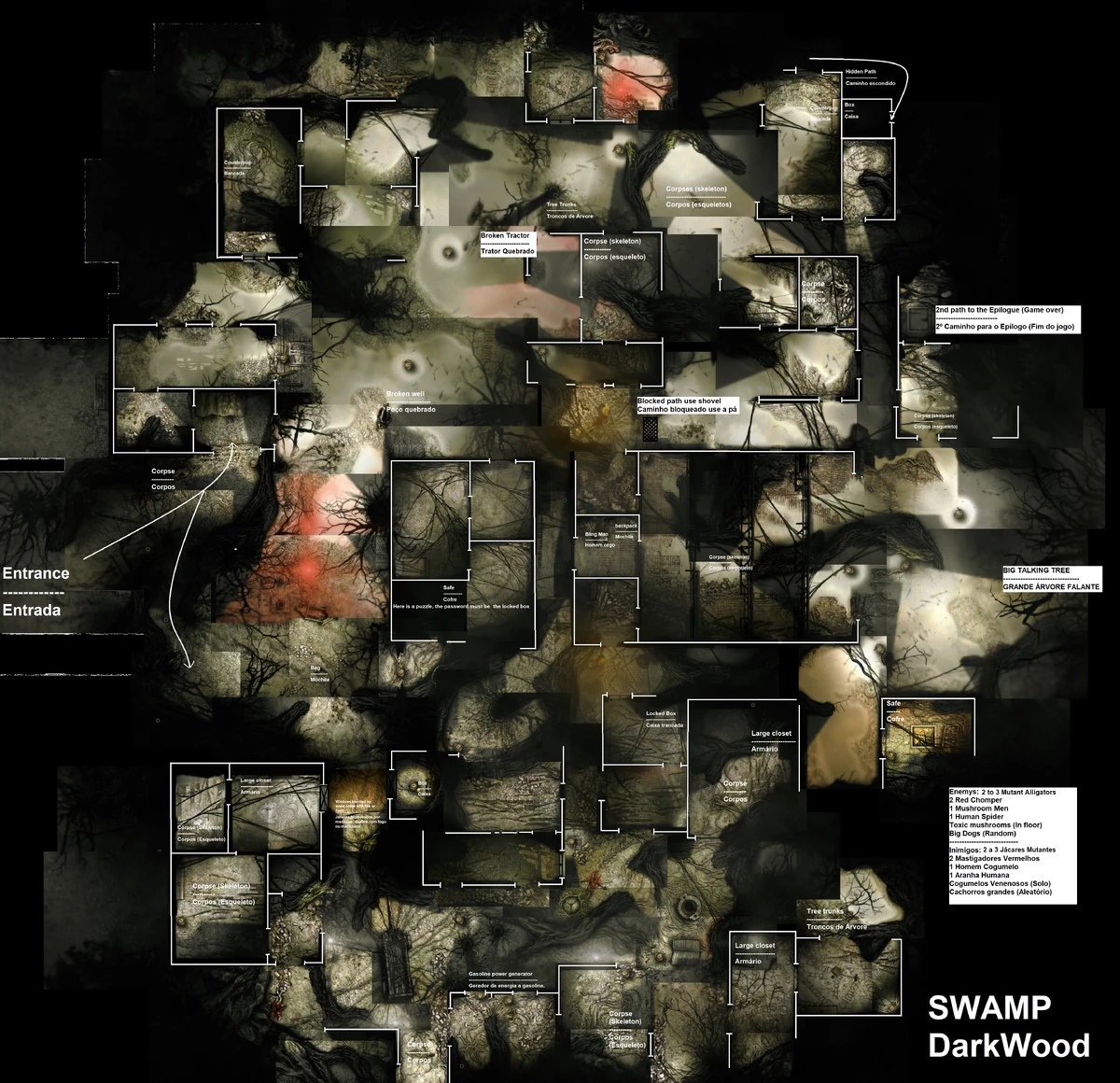 Vilage Map for Swamp Darkwood Wiki Fandom