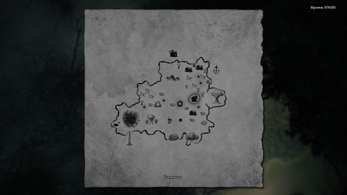 Полная карта darkwood