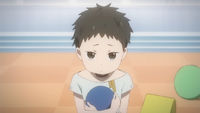 Mitsuru as a child