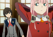 Hiro stops Zero Two