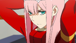 Zero Two peeved