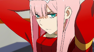 Zero Two peeved