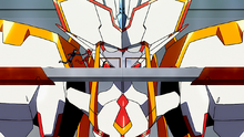 Zero Two hijacking the Strelizia