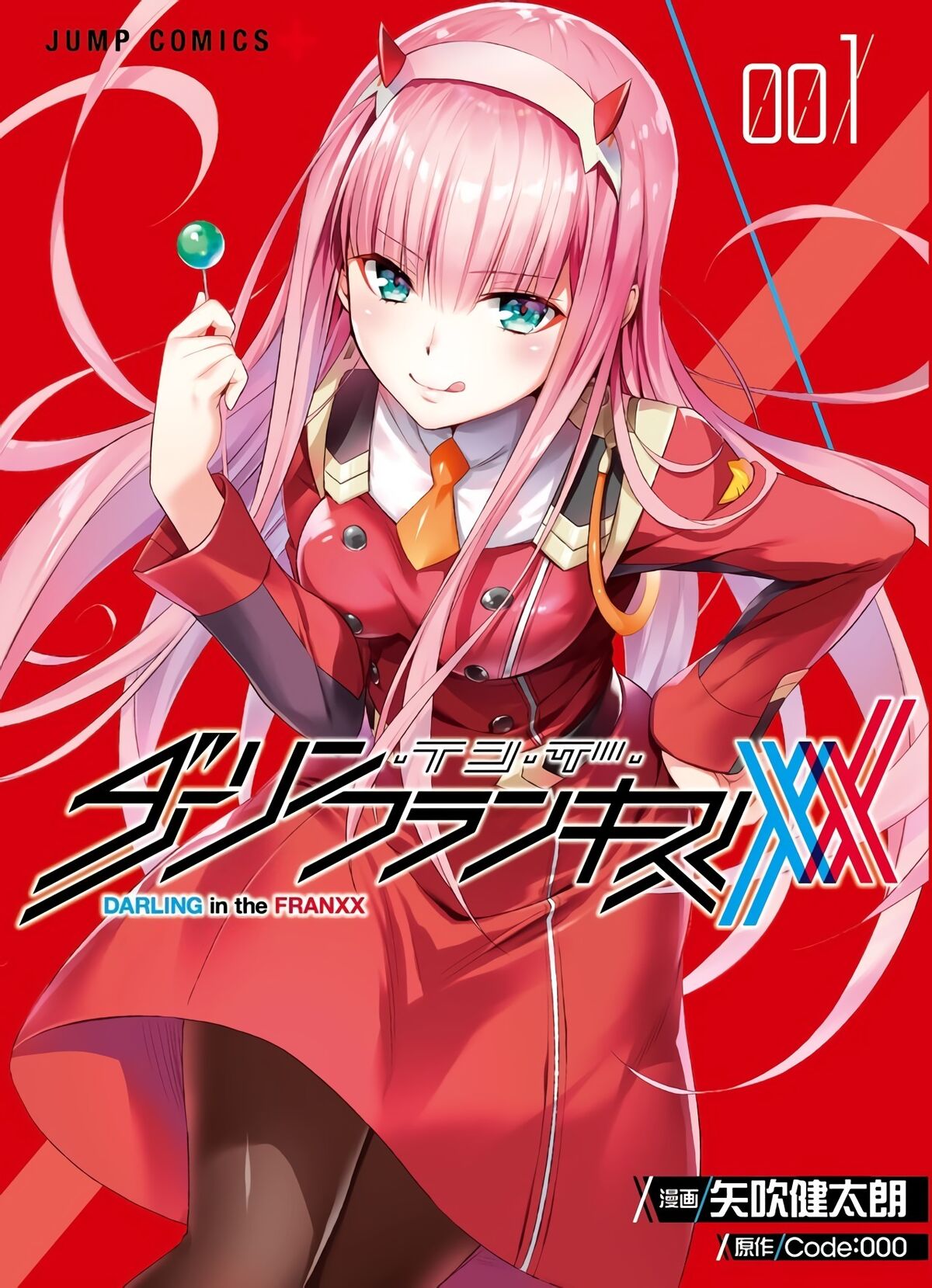 Download Two pilot characters from the anime Darling In The Franxx