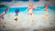Ikuno, Ichigo, Zero Two and Miku