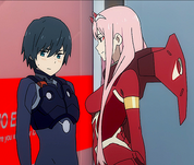 Hiro and Zero Two