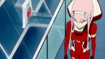 Zero Two Listenting to Hiro's Confession