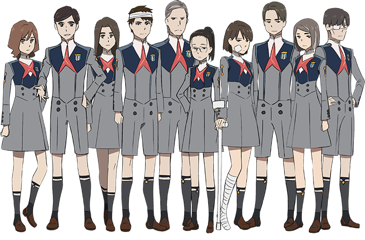 Darling franXX alguns personagens, Wiki