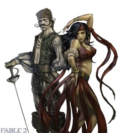 Offizielles Konzept-Art zu Fable II von lionhead.com.