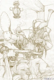 Offizielles Konzept-Art zu Fable II von lionhead.com.