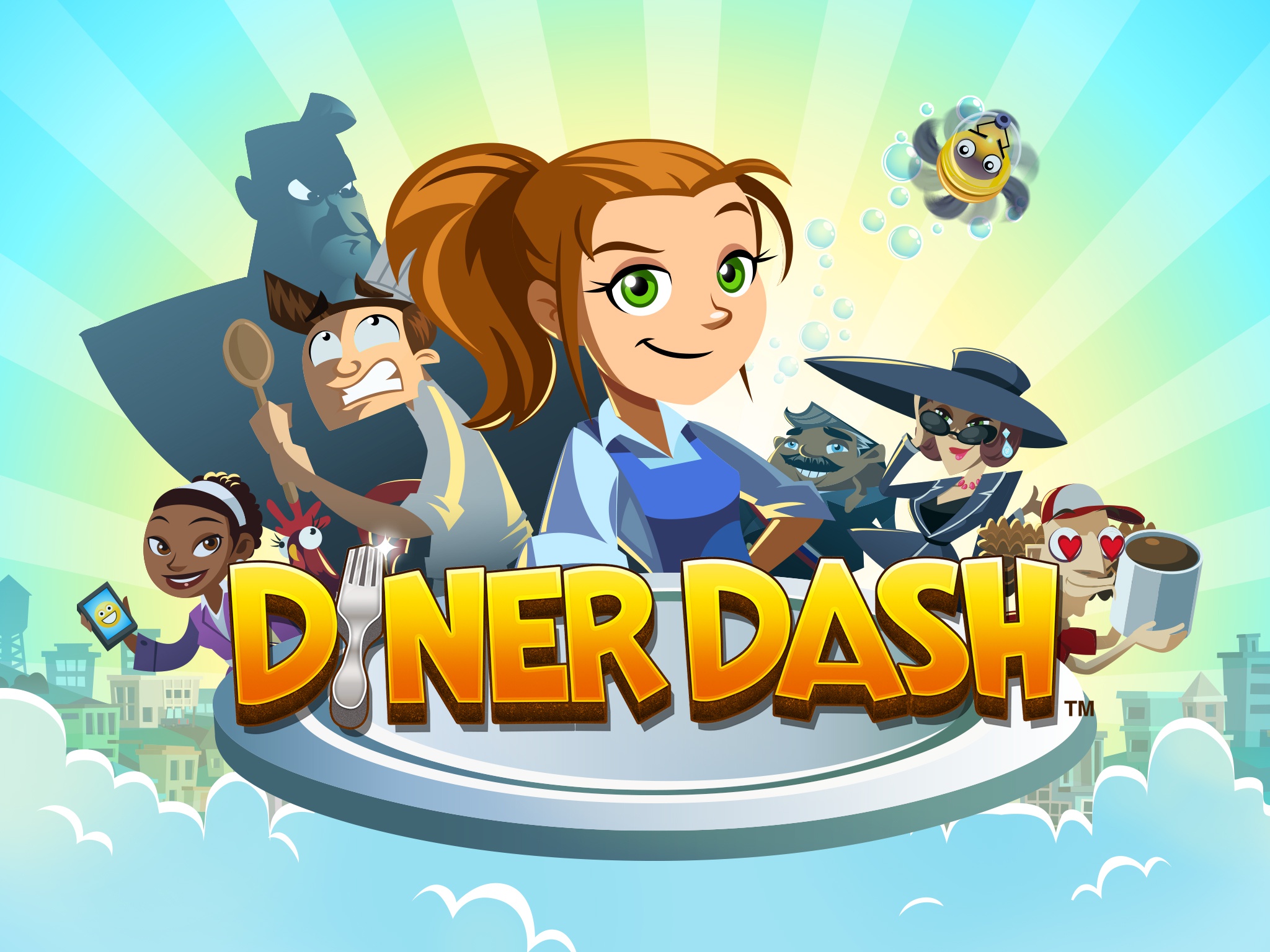 Diner DASH Adventures - Then & Now 