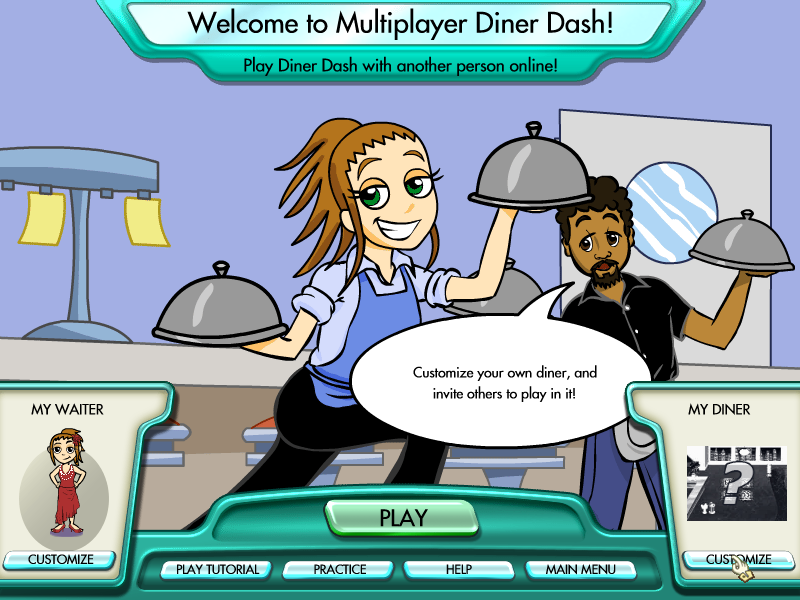 playing diner dash online