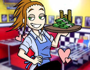 Flo's first appearance in Diner Dash