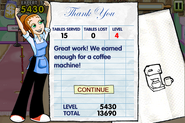 Completing a shift