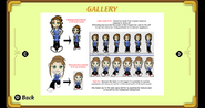 Concept Art from Diner Dash: Sizzle & Serve showing the developers struggling with limits (forcing them to redesign Flo)