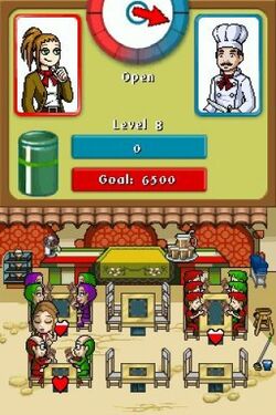 Diner Dash: Sizzle & Serve - Nintendo DS