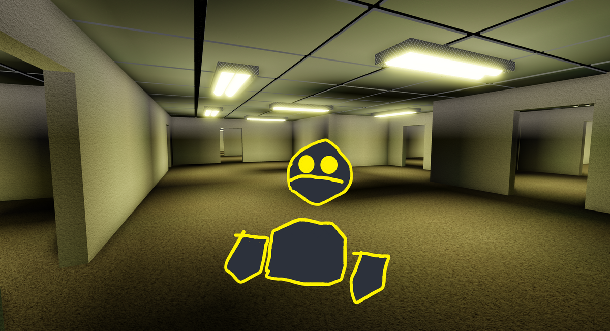 Mysteries Of The Backrooms on Roblox (In Game Screenshot) by MartinTiger on  Newgrounds