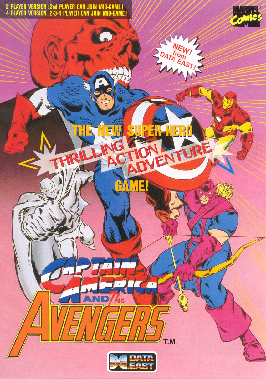 Captain America and The Avengers | Data East Wiki | Fandom Captain America and The Avengers | Data East Wiki | Fandom