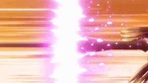 Shido using transforming Haniel into Michael