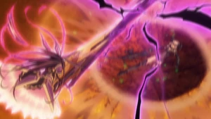 Tohka se servant de Halvanhelev pour détruire le Realizer Protect d'Origami