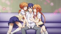 Yamai sisters seducing Shido