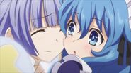 Miku hugs Yoshino