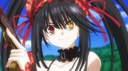 Kurumi prepares to fight