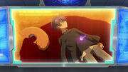 Shido healing on screen