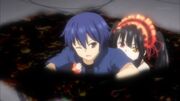 Kurumi helps Shido escape