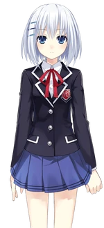 Origami portant son uniforme d'hiver