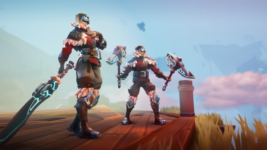Picture showcasing the Level 50 Elite track armour skin obtainable from the Clear Skies Hunt Pass