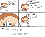 Extremely old comic of Devod, based on the Every Dave and Bambi Fanon Character In A Nutshell series that Green did time ago.