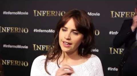Inferno Felicity Jones Interview on the Florence Movie Set