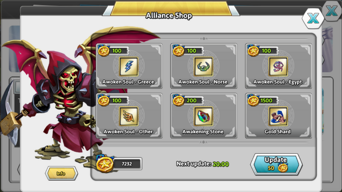 Alliance shop