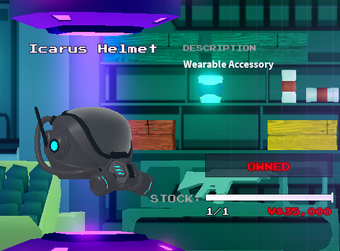 Icarus Helmet Dawn Of Aurora Wiki Fandom - icarus roblox