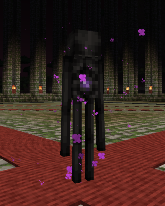 Massive Minecraft Build Turns An Enderman Into A Whole Island