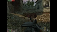 While playing this map go to the axis jeep, press use in the jeep and you will hear a message