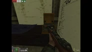 Press the use key in the radio in front of you, you wil hear a message