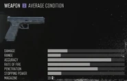 The stats of the Tactical 9.
