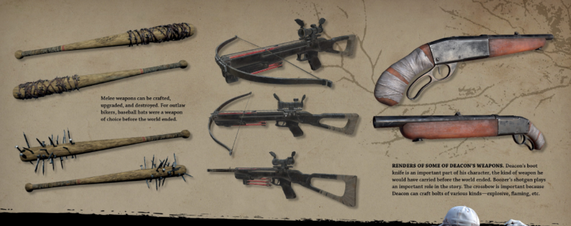 Weapons, Days Gone Wiki